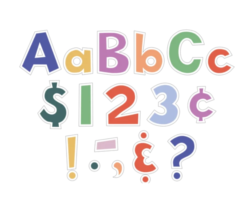 Color Crush 4" Fun Font Letters Combo Pack