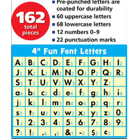 Color Crush 4" Fun Font Letters Combo Pack