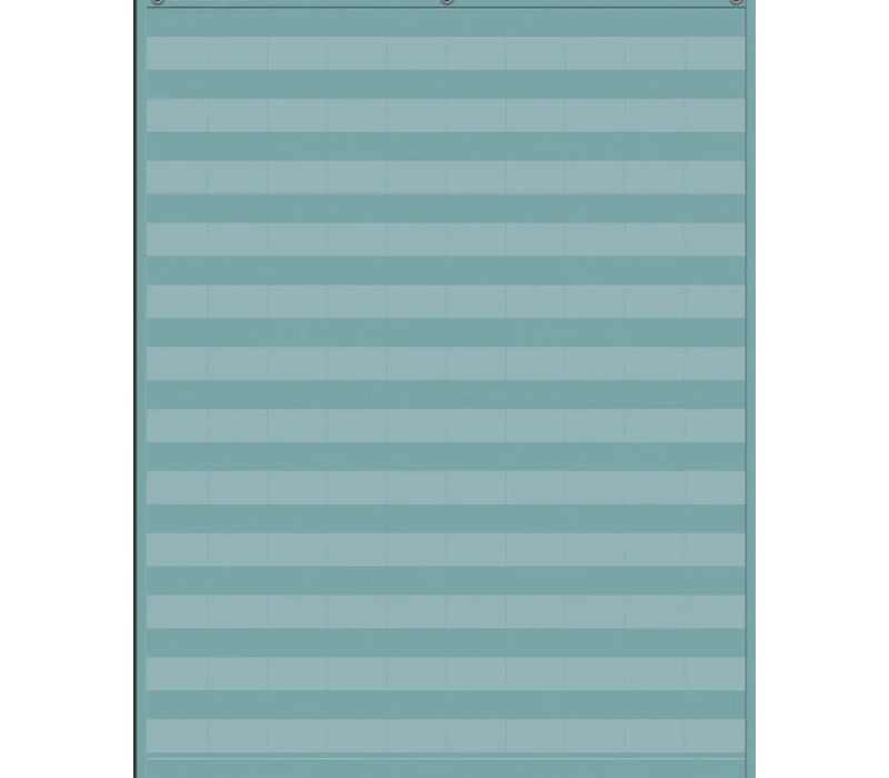 Calming Colors 1–120 Pocket Chart