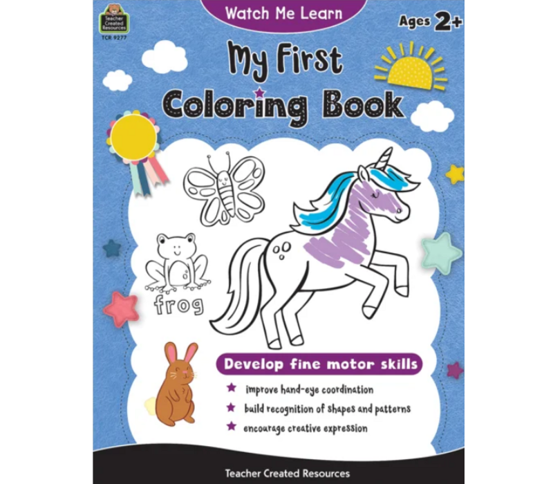 Watch Me Learn: My First Coloring Book