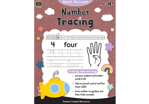 Teacher Created Resources Watch Me Learn: Number Tracing