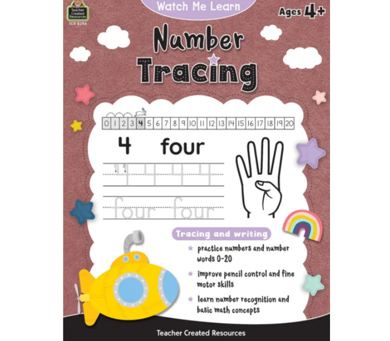 Watch Me Learn: Number Tracing