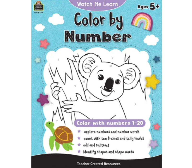 Watch Me Learn: Color By Number