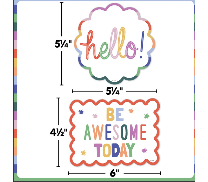 Color Crush Positive Sayings Accents