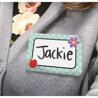 Cool for School Checkers Name Tags/Labels - Multi-Pack