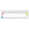 Cool for School Alphabet Flat Name Plates