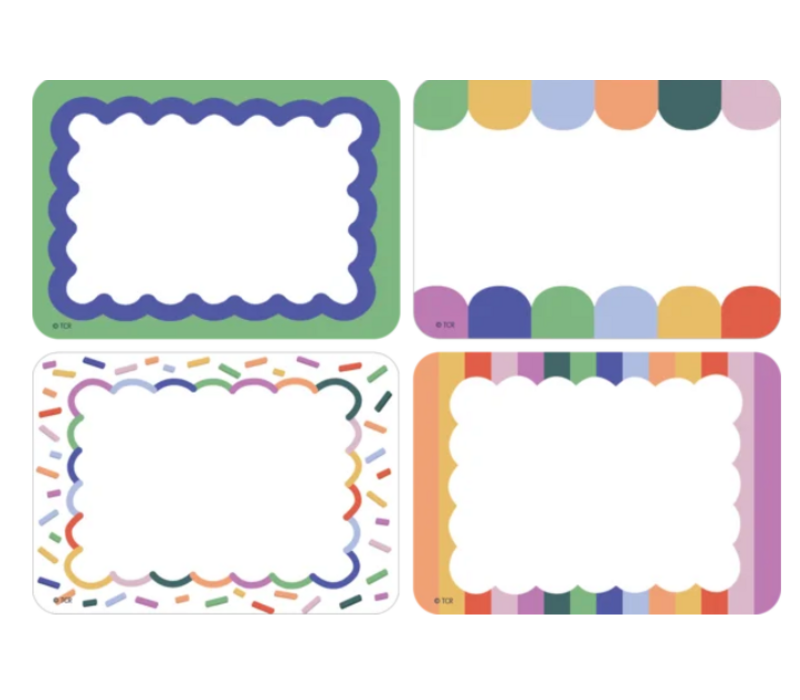 Color Crush Name Tags/Labels - Multi-Pack