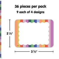 Color Crush Name Tags/Labels - Multi-Pack