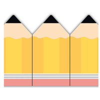 Pencils Die-Cut Border Trim