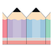 Cool for School Pencils Die-Cut Border Trim