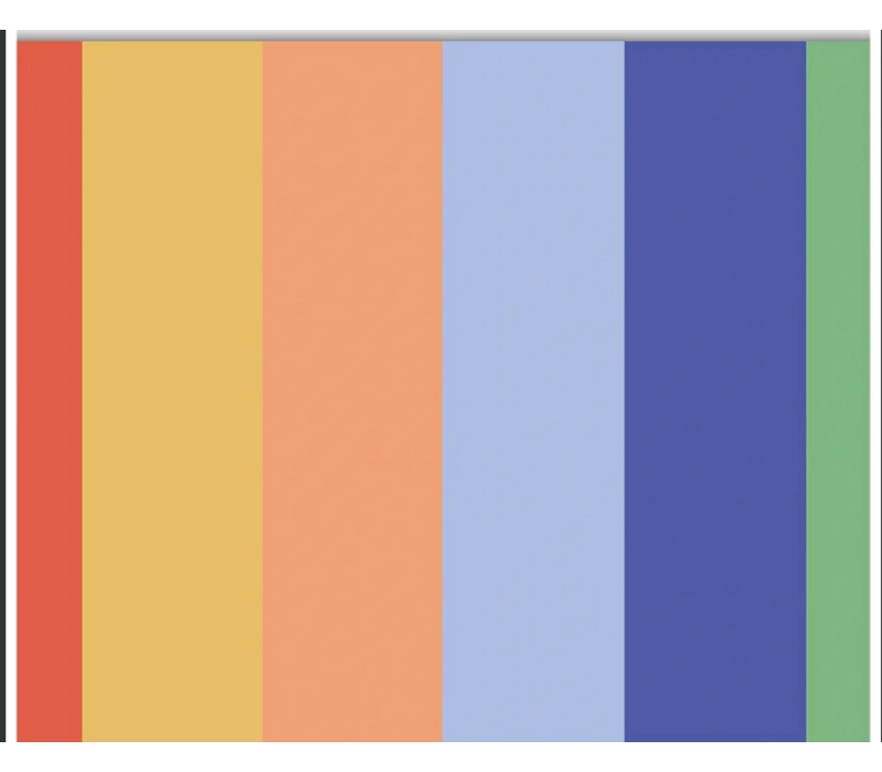 Color Crush Stripes Straight Border Trim