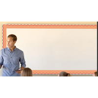 Color Crush Orange Scallops Die-Cut Border Trim