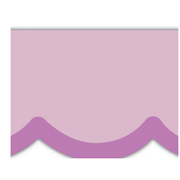 Color Crush Purple Scallops Die-Cut Border Trim