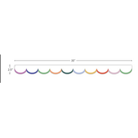 Color Crush Crushing It Scalloped Die-Cut Border Trim