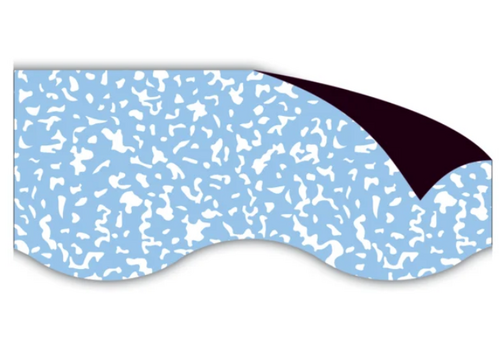 Teacher Created Resources Composition Blue Magnetic Border