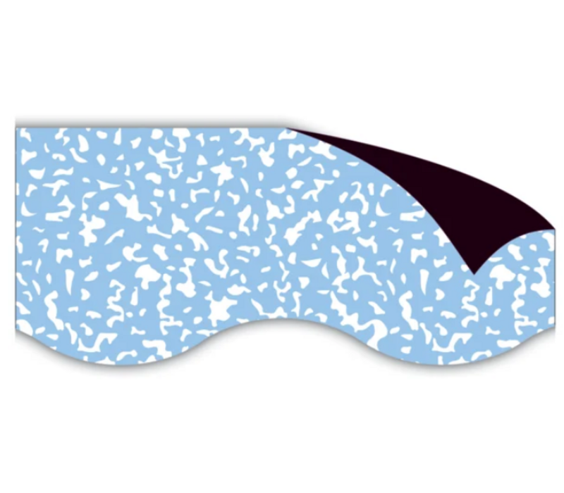 Composition Blue Magnetic Border