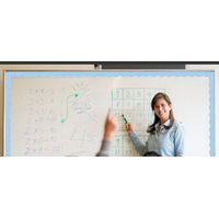 Composition Blue Magnetic Border