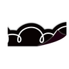 Teacher Created Resources Black with White Squiggles Magnetic Border