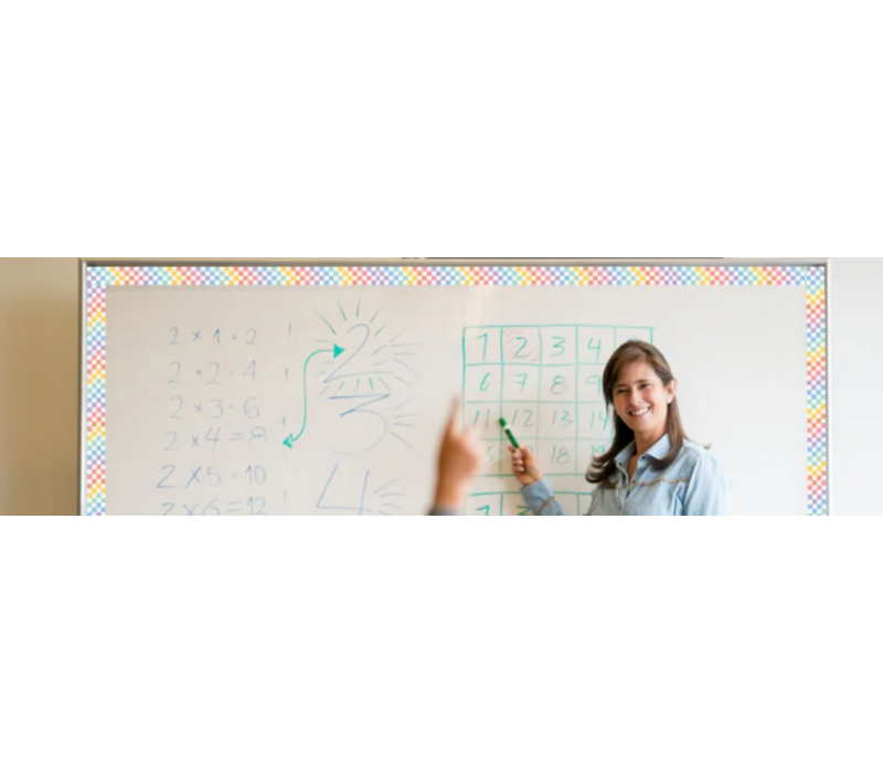 Cool for School Checkers Magnetic Border