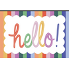 Teacher Created Resources Color Crush Hello Postcards