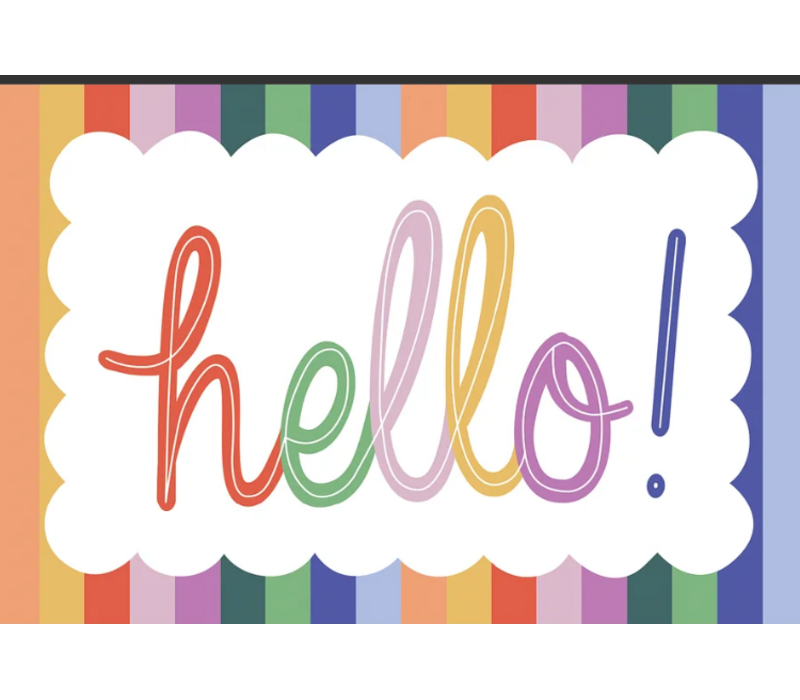 Color Crush Hello Postcards