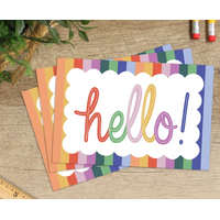 Color Crush Hello Postcards