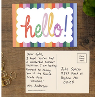 Color Crush Hello Postcards