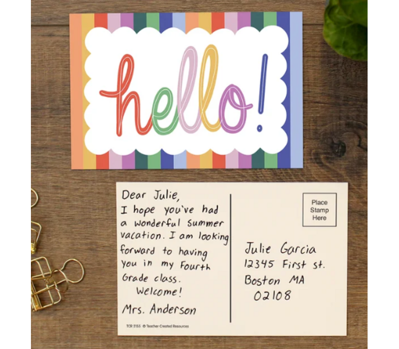 Color Crush Hello Postcards