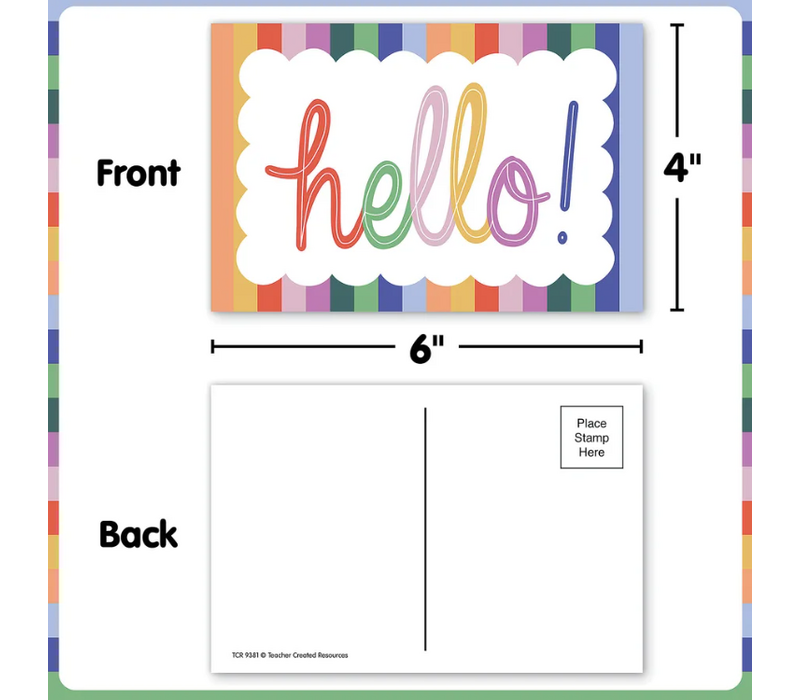 Color Crush Hello Postcards