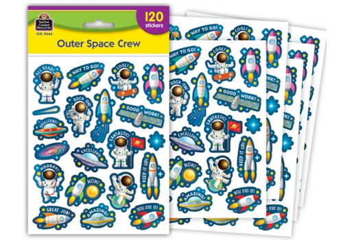 Teacher Created Resources Outer Space Crew Stickers
