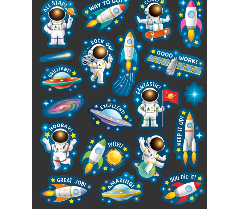 Outer Space Crew Stickers