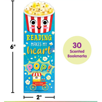 Popcorn Smelly Bookmarks