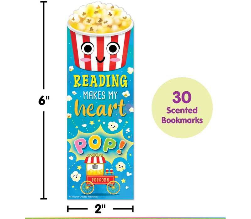 Popcorn Smelly Bookmarks