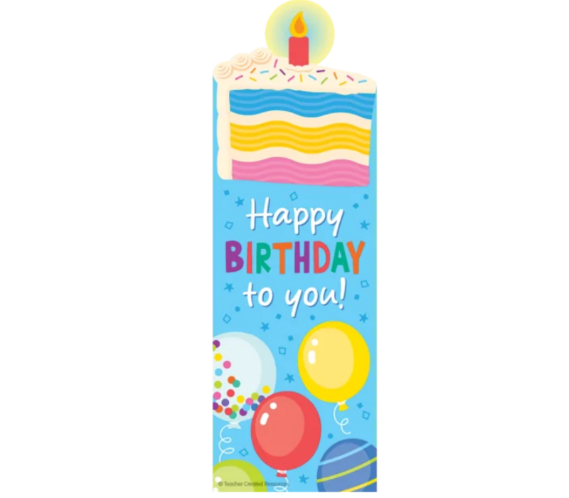 Birthday Cake Smelly Bookmarks