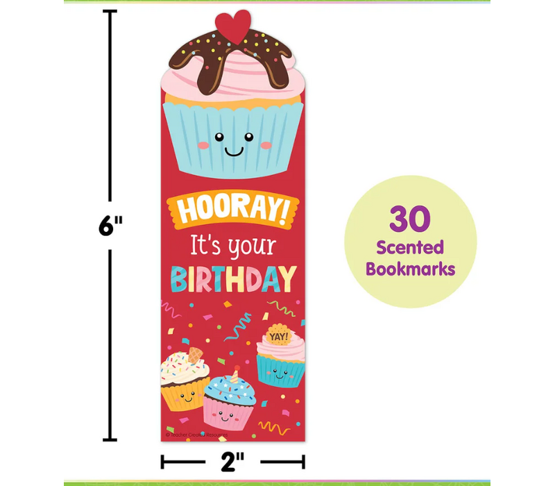 Cupcake Smelly Bookmarks