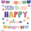 Teacher Created Resources Color Crush This Is Our Happy Place Mini Bulletin Board
