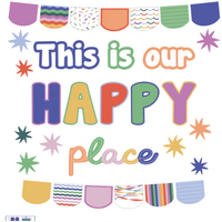Color Crush This Is Our Happy Place Mini Bulletin Board