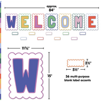 Color Crush Welcome Bulletin Board