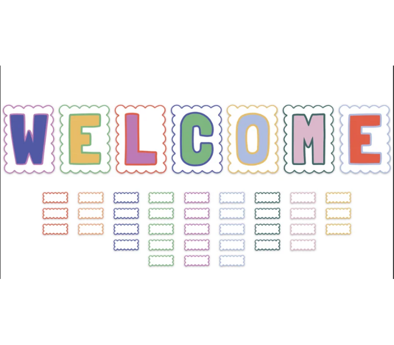 Color Crush Welcome Bulletin Board