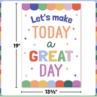 Let’s Make Today a Great Day Positive Poster