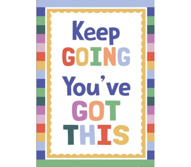 Keep Going You’ve Got This Positive Poster