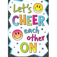 Let’s Cheer Each Other On Positive Poster