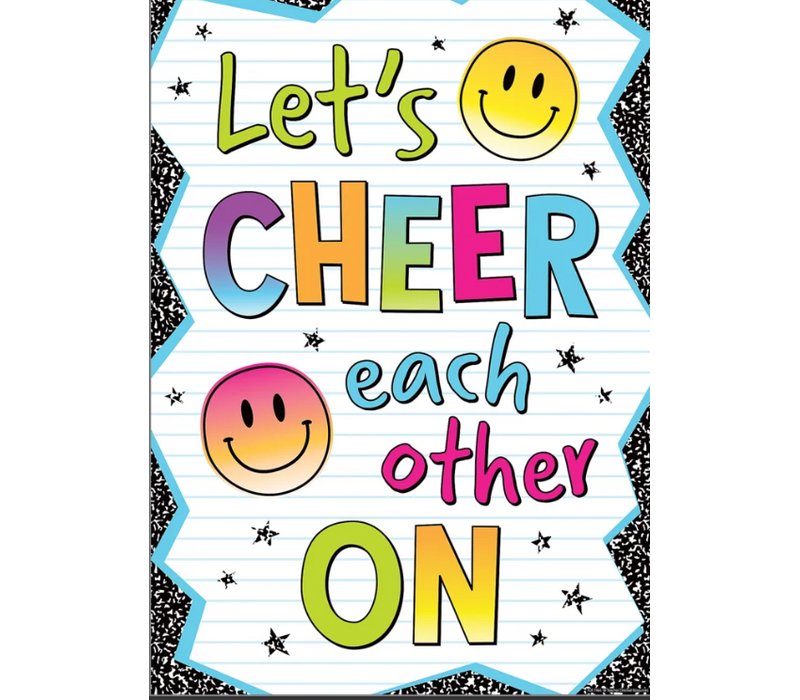 Let’s Cheer Each Other On Positive Poster