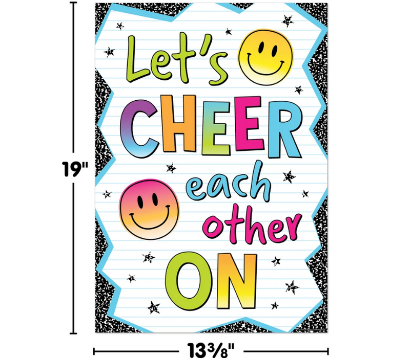 Let’s Cheer Each Other On Positive Poster