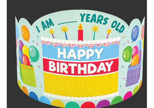 Teacher Created Resources Colorful Happy Birthday Crowns