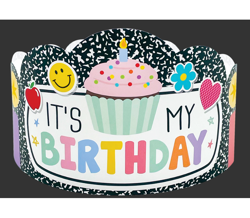 Cool for School It’s My Birthday Crowns