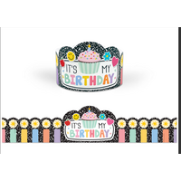 Cool for School It’s My Birthday Crowns
