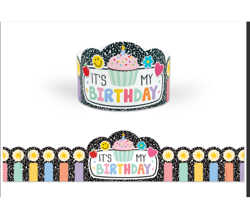 Cool for School It’s My Birthday Crowns
