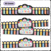 Cool for School It’s My Birthday Crowns