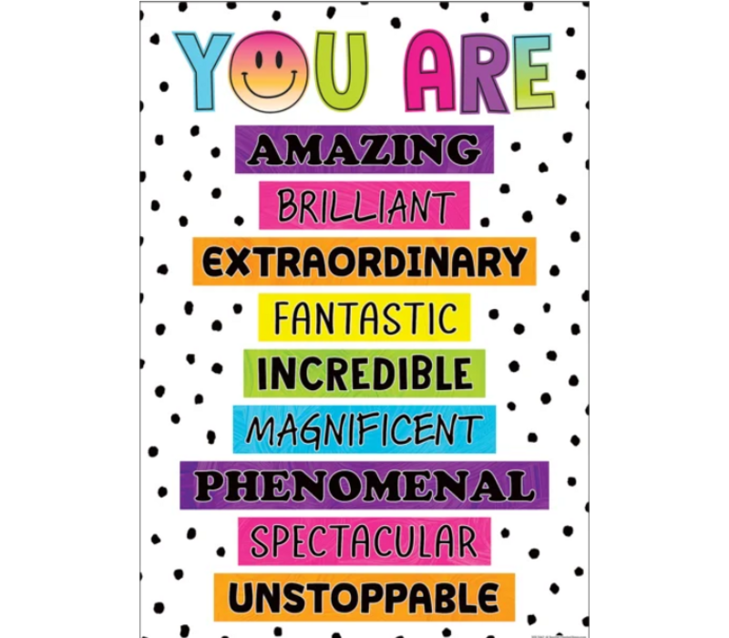 You Are Amazing Positive Poster